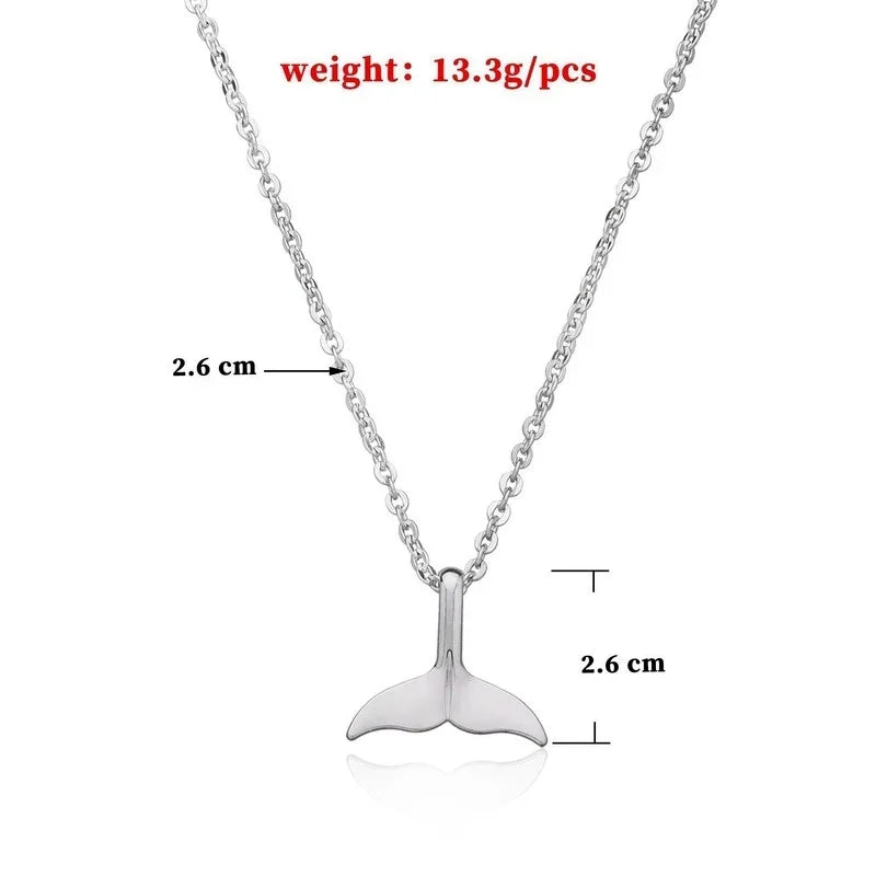 JungKook Inspired Same Whale Tail Necklace