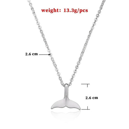 JungKook Inspired Same Whale Tail Necklace