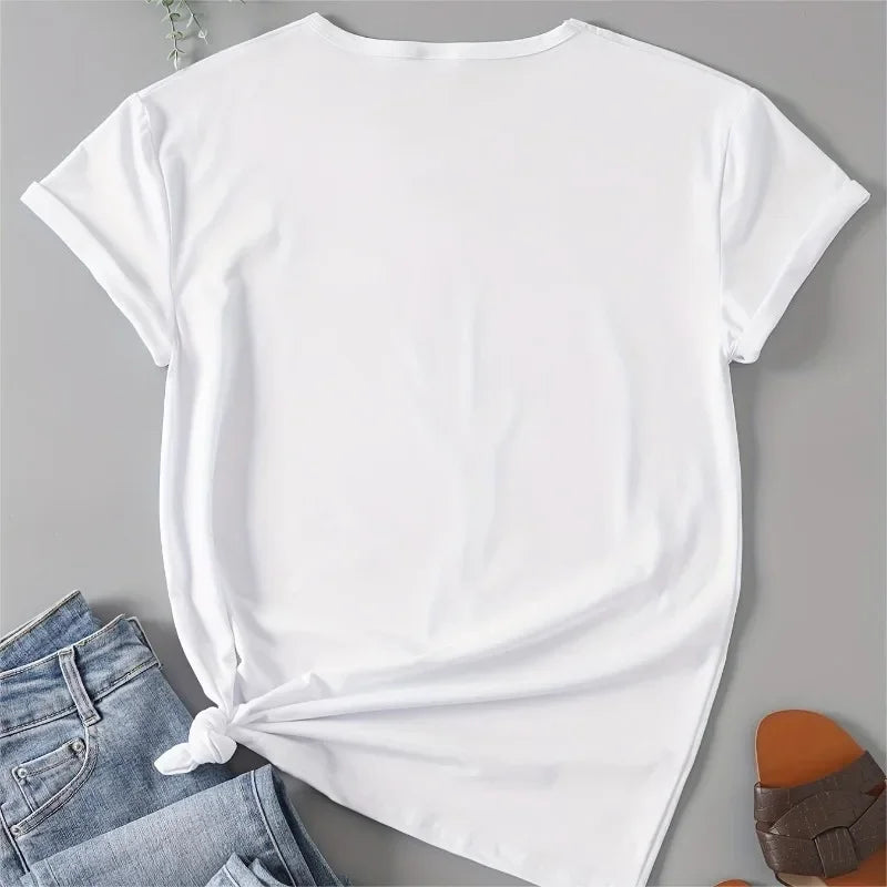 BTS White Printed Unisex Comfortable T-Shirt