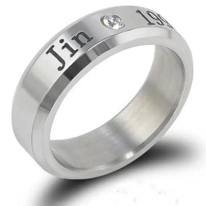 BTS JungKook Silver Ring